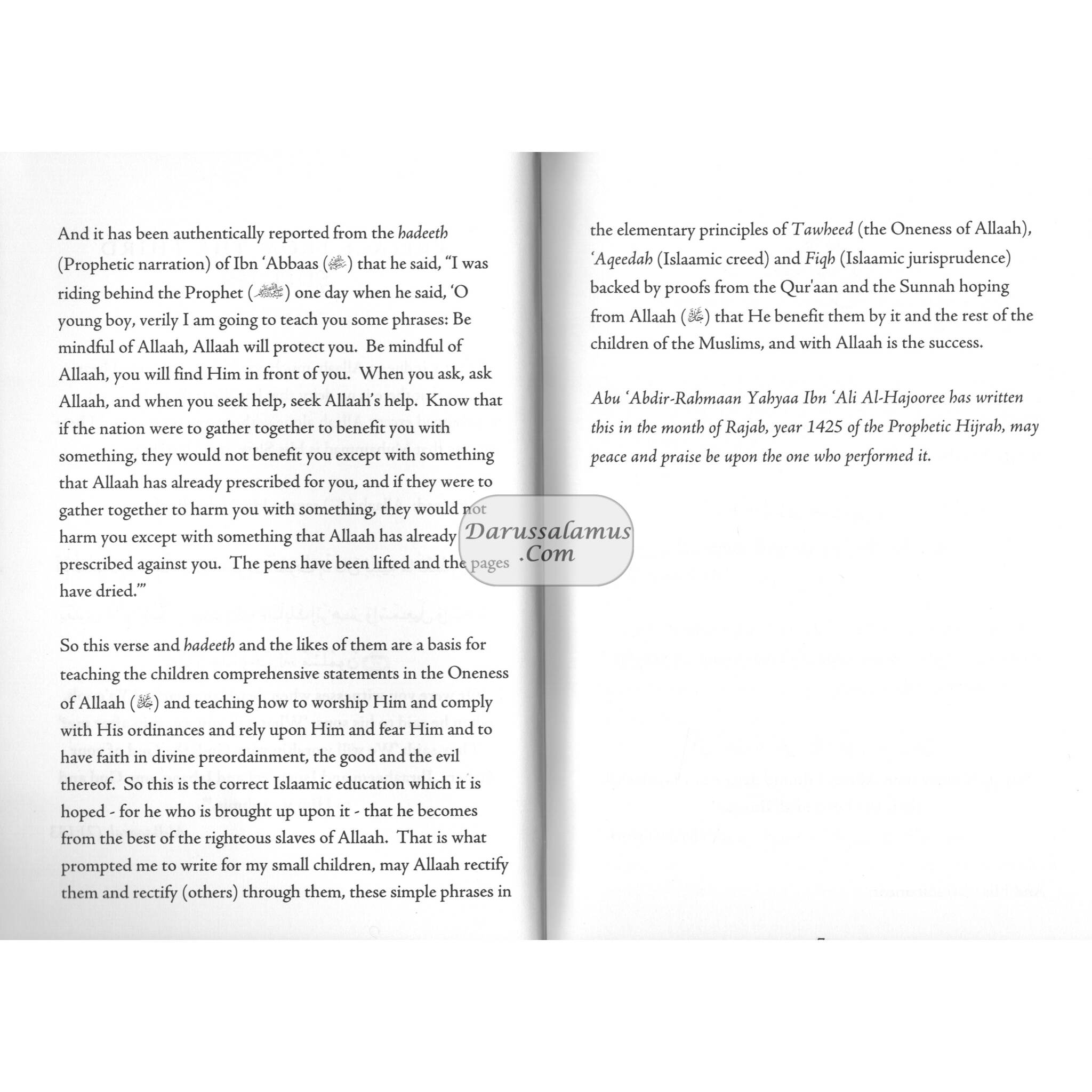 The Beneficial Elementary Principles in Tawheed, Fiqh and Aqeedah By Abu Abdir-Rahmaan Yahyaa Ibn Ali Al-Hajooree、mySite、topwebapps