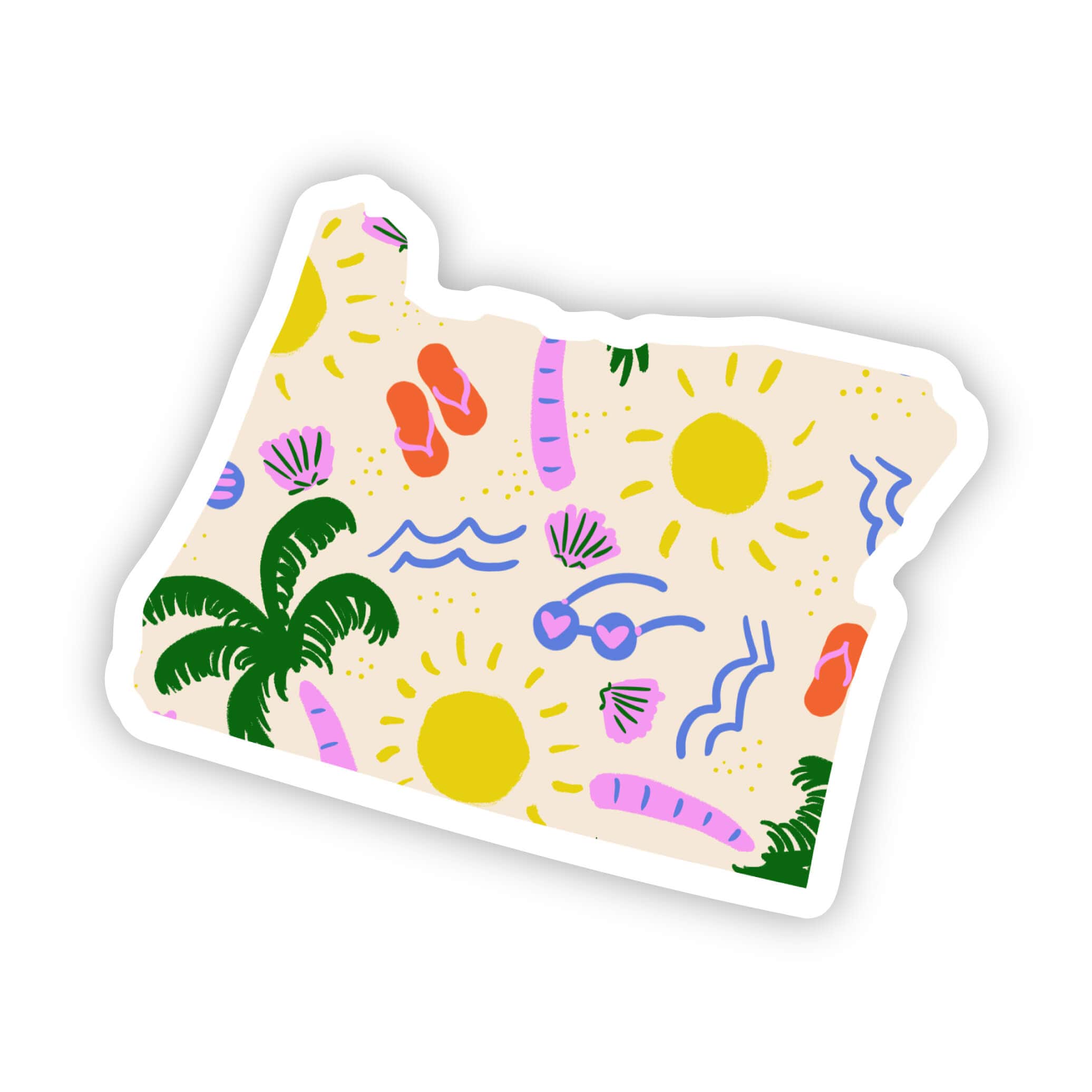  Oregon Sticker - Beach、mySite、ghnorth