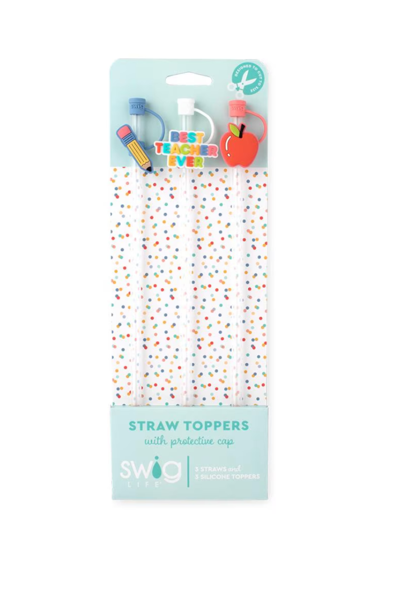 Teacher Life Straw Topper Set、mySite、hinf8tx79