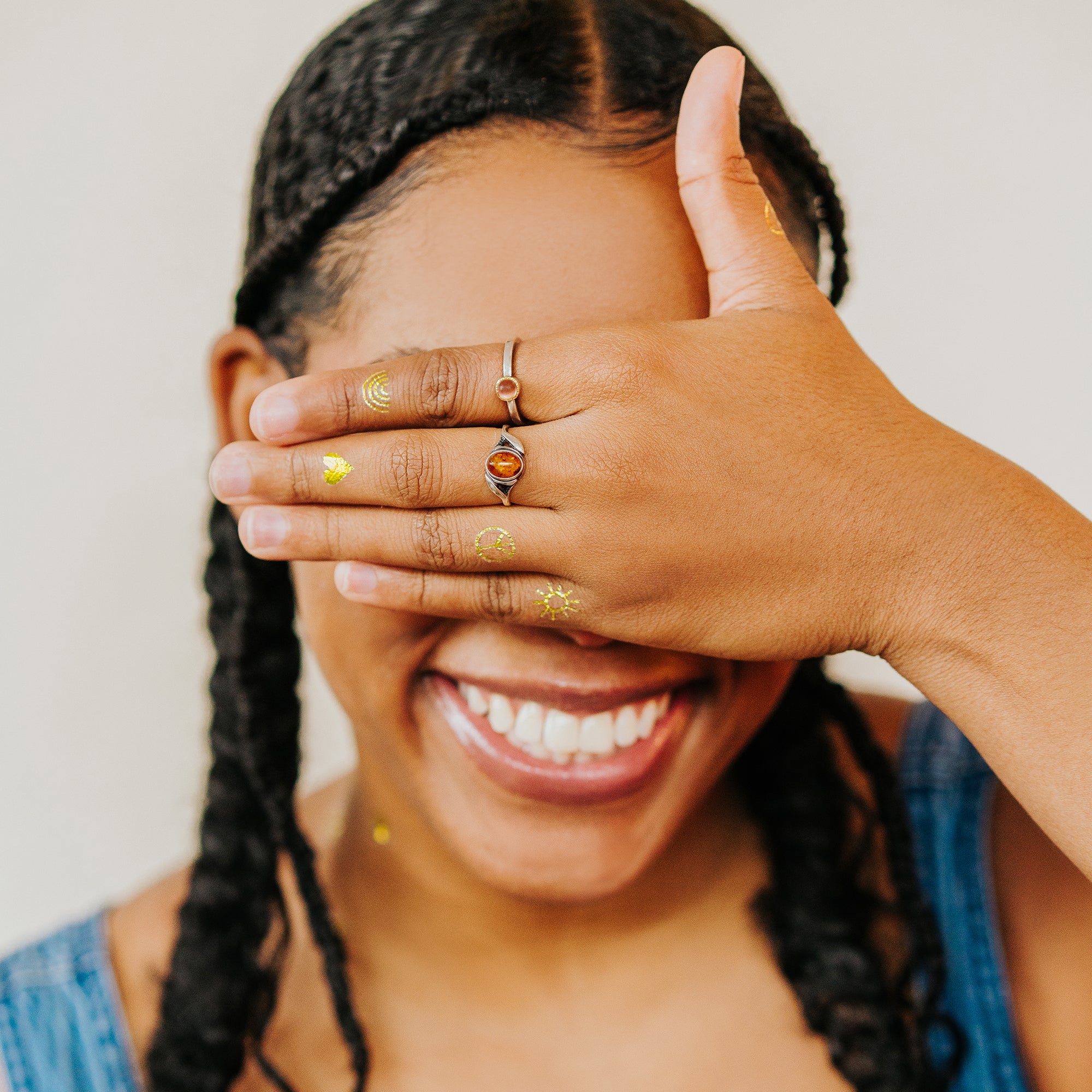  Flash Gold Metallic Tattly Temporary Tattoos、mySite、ghnorth