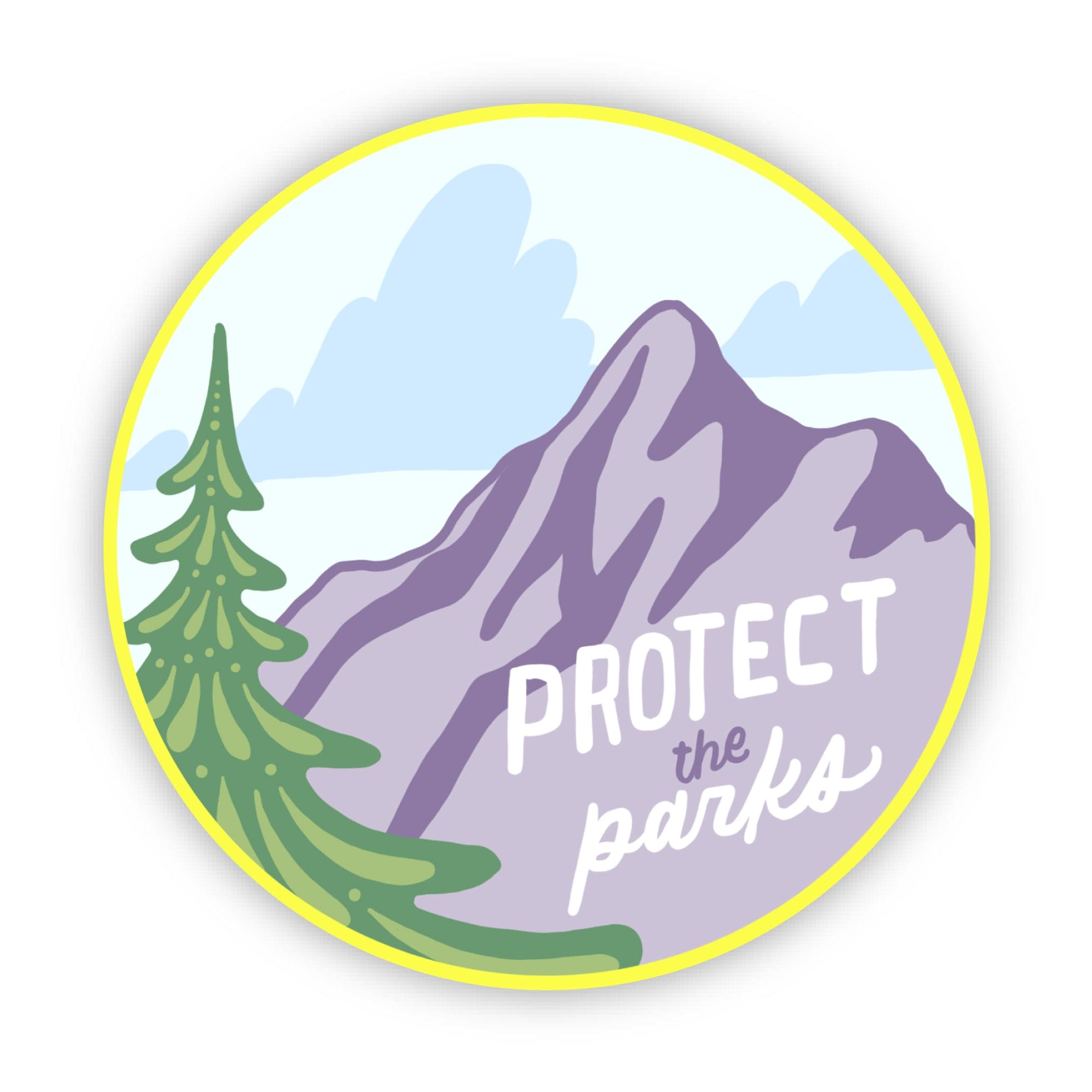  Protect The Parks Nature Sticker、mySite、ghnorth