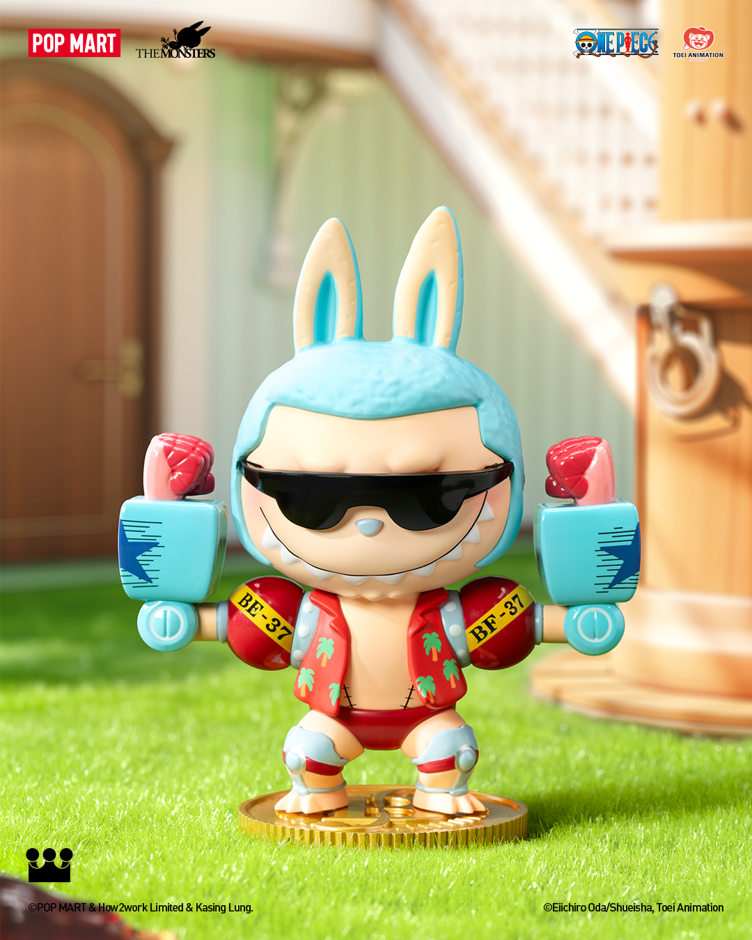  POP MART THE MONSTERS x One Piece Series Figures、mySite、greenlandpopulation