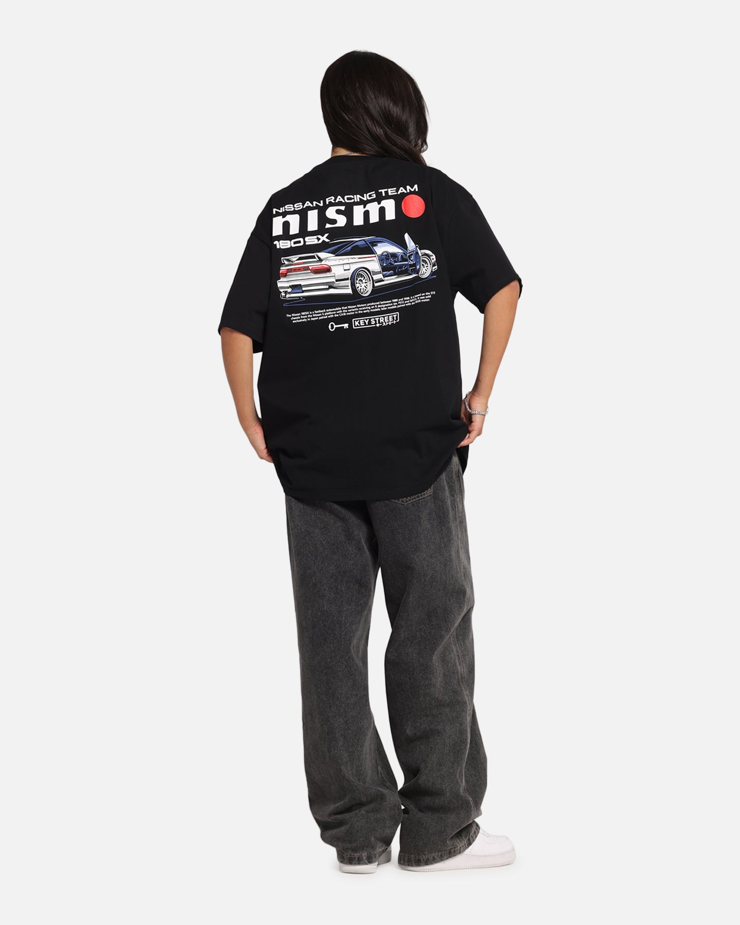 Key Street Nismo 180SX T-Shirt Black、mySite、zt4zffjzw