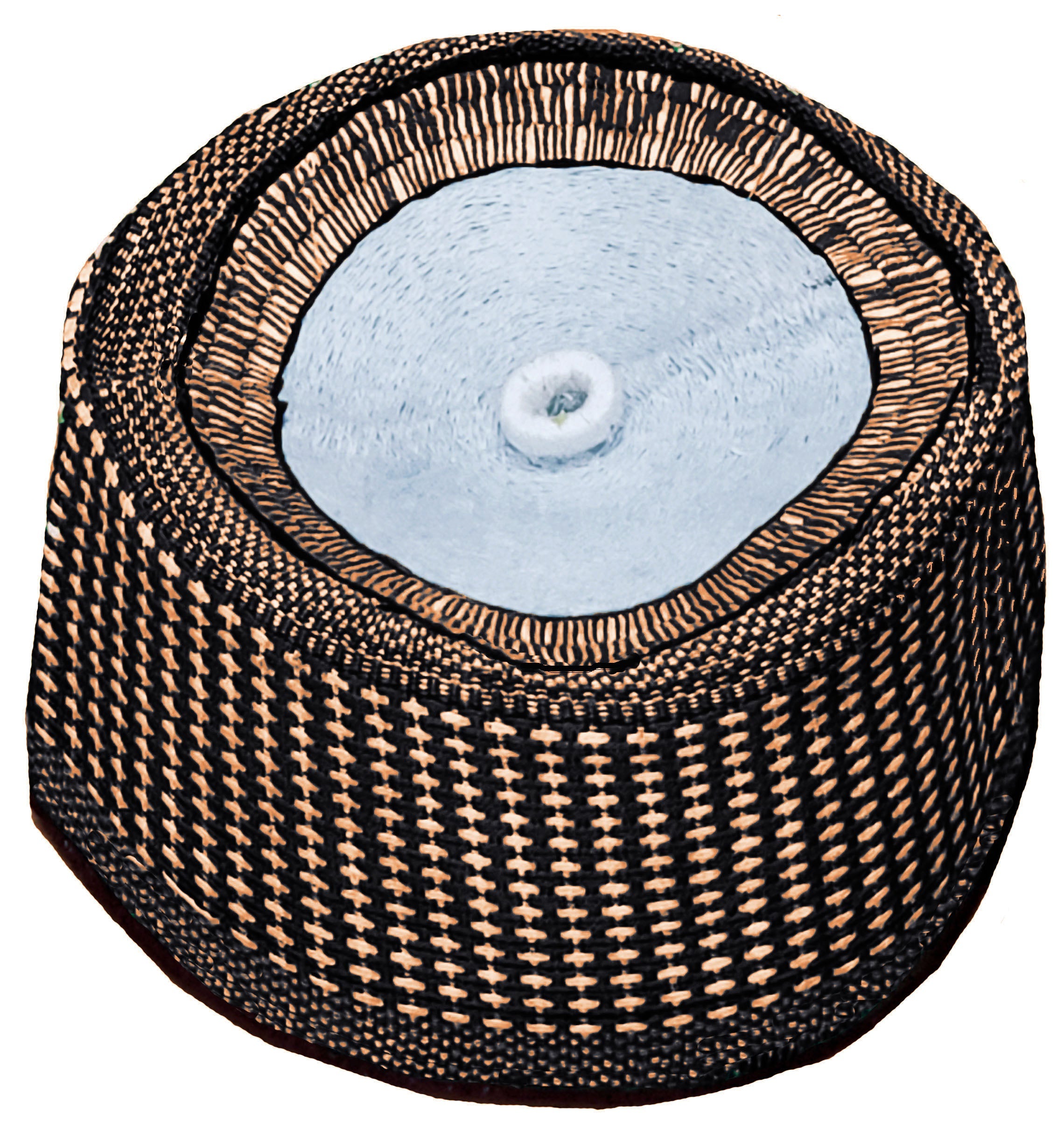 Yakubu Black and Gold Hausa Mallam Cap Fulani Hula Hand-Crafted African Traditional Kufi hat DPH630、mySite、solidvoid