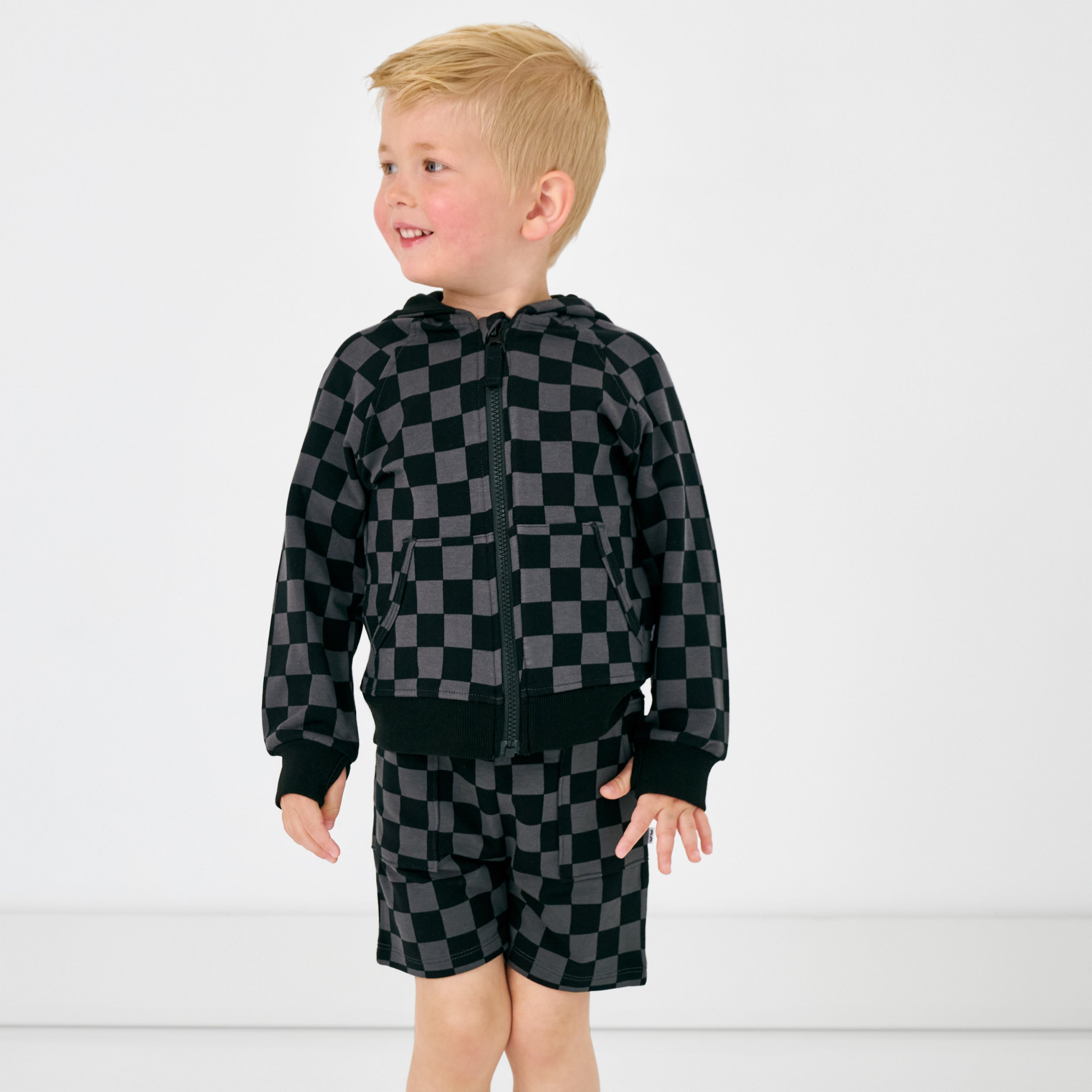 Monochrome Checks Shorts、mySite、g9winljtr