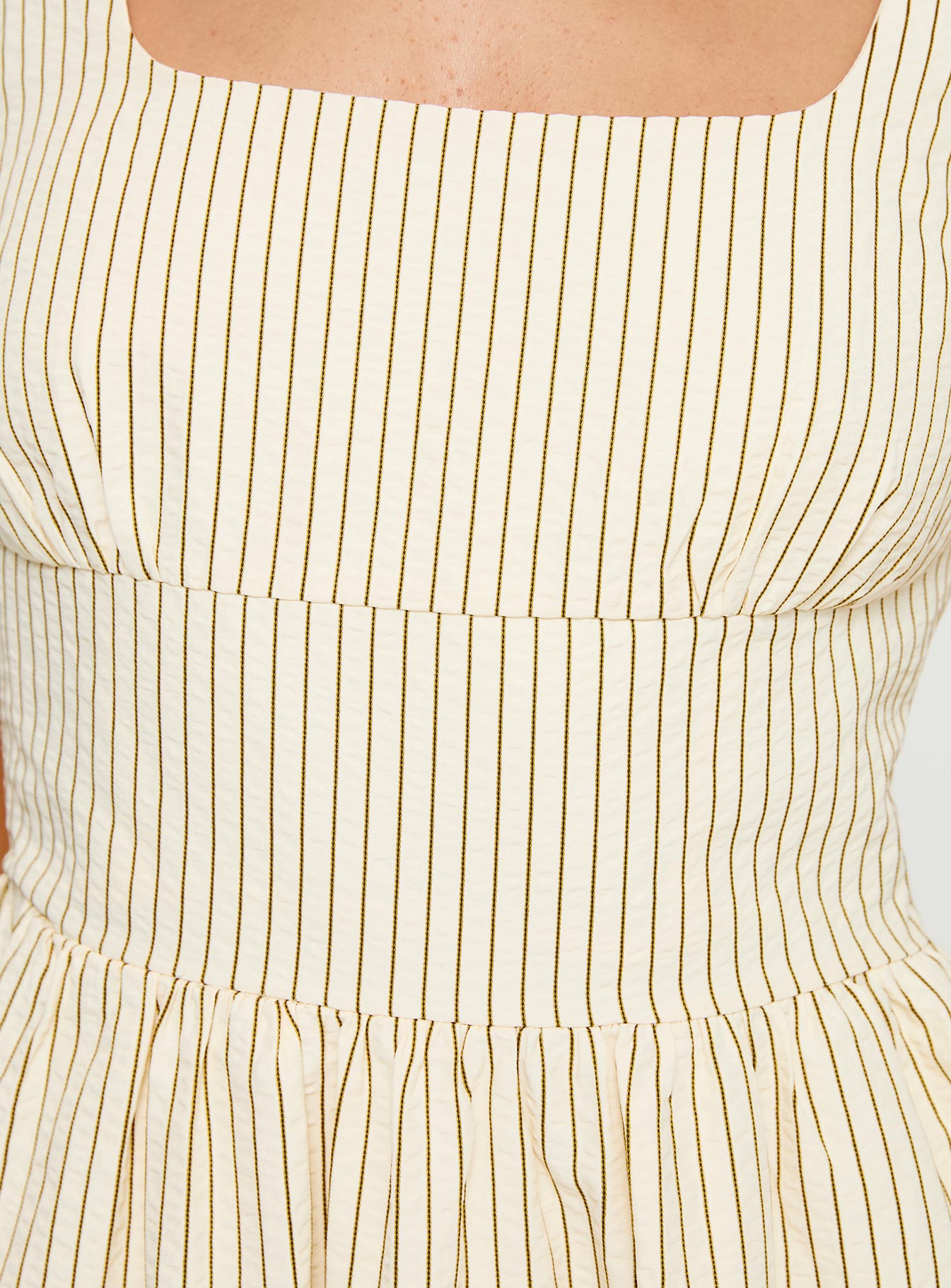Phillipson Mini Dress Beige Stripe、mySite、solidvoid