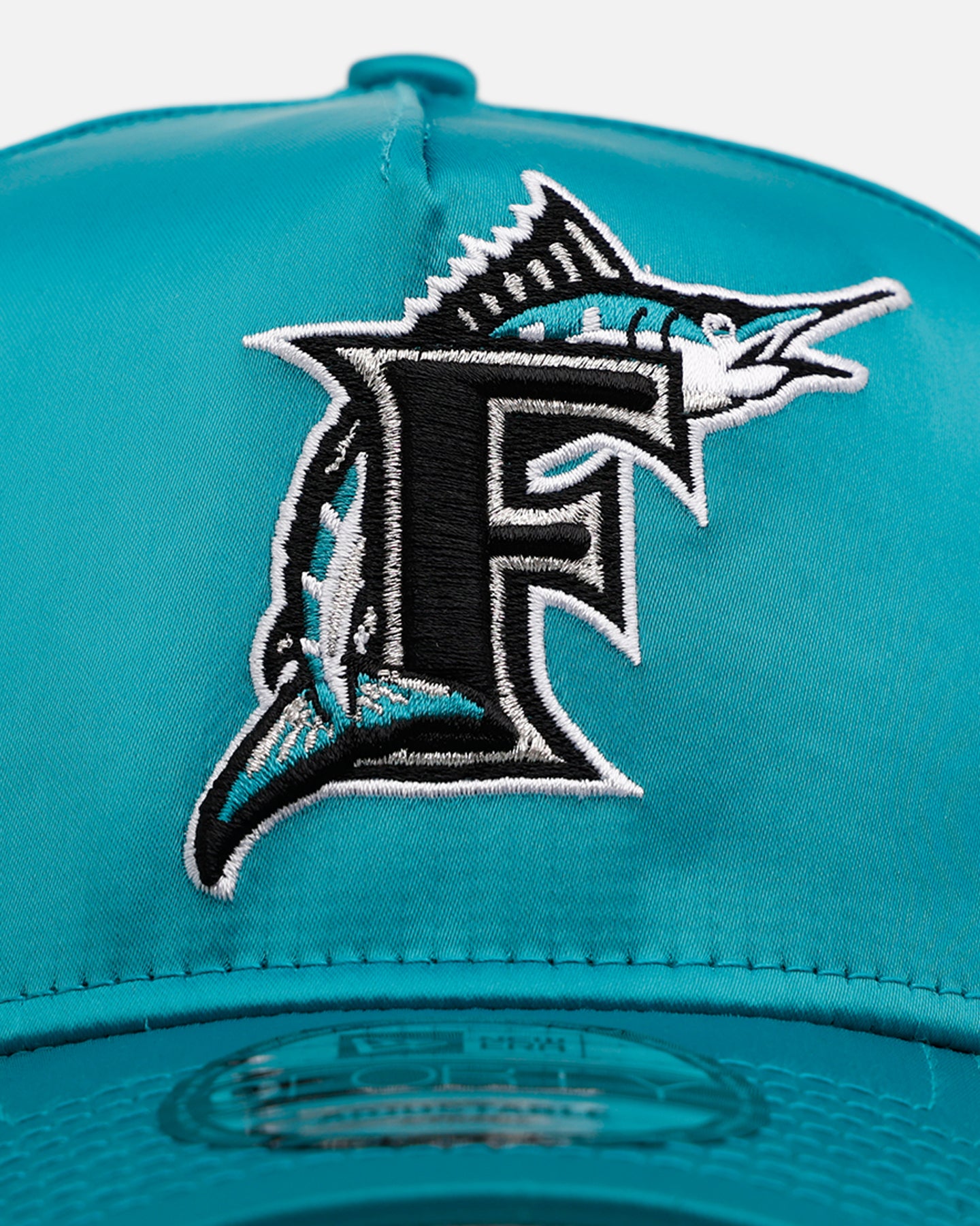 New Era Florida Marlins 'Team Color Satin' 9FORTY A-Frame Snapback Official Team Color、mySite、zt4zffjzw