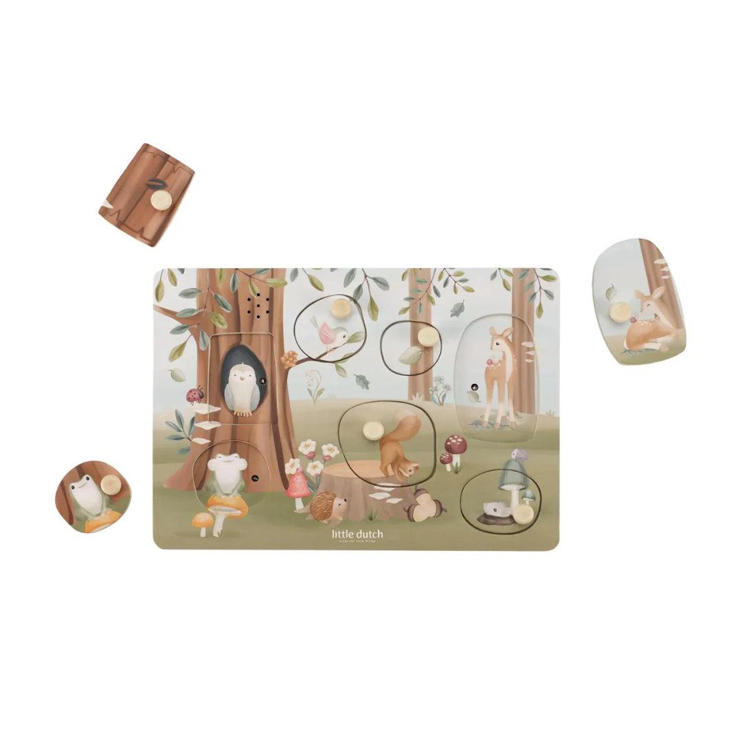  Little Dutch Wooden Sound Puzzle - Forest Friends、mySite、merchandisen