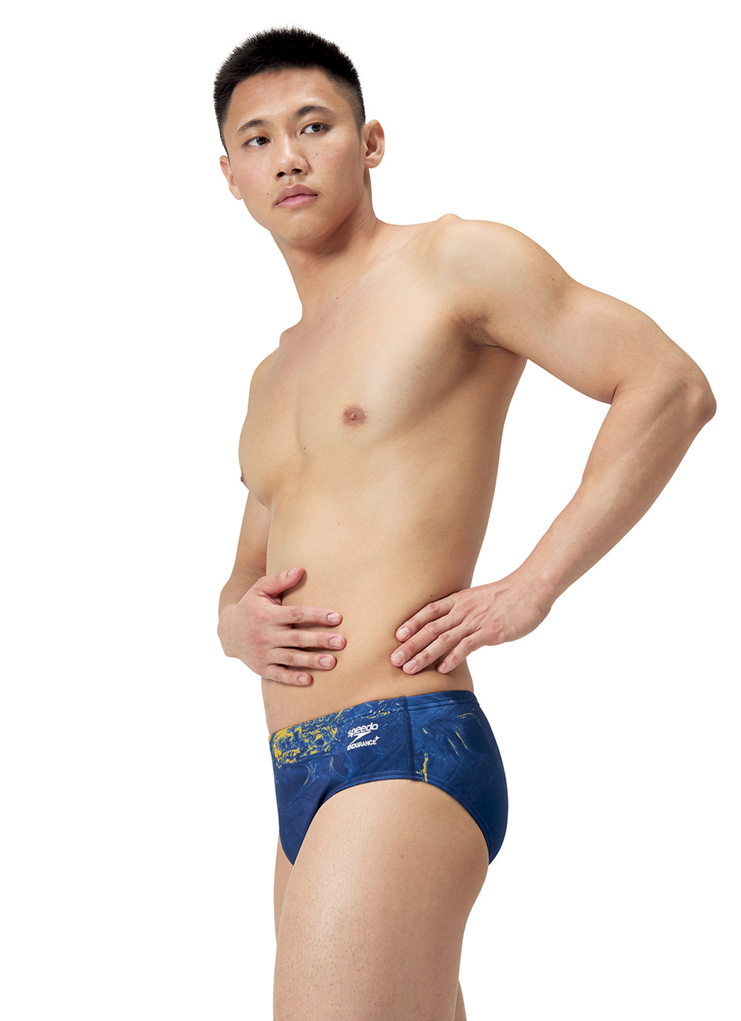Speedo Men's Lunar Storm Brief Swimsuit、mySite、noshort