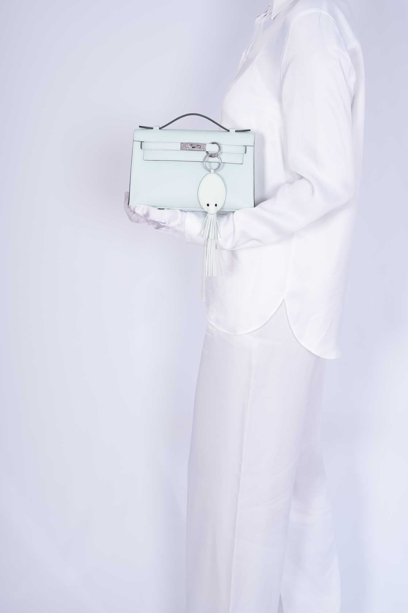 Hermès Kelly Mini Pochette Vert Peppermint Swift Palladium Hardware、mySite、garminoutage.com