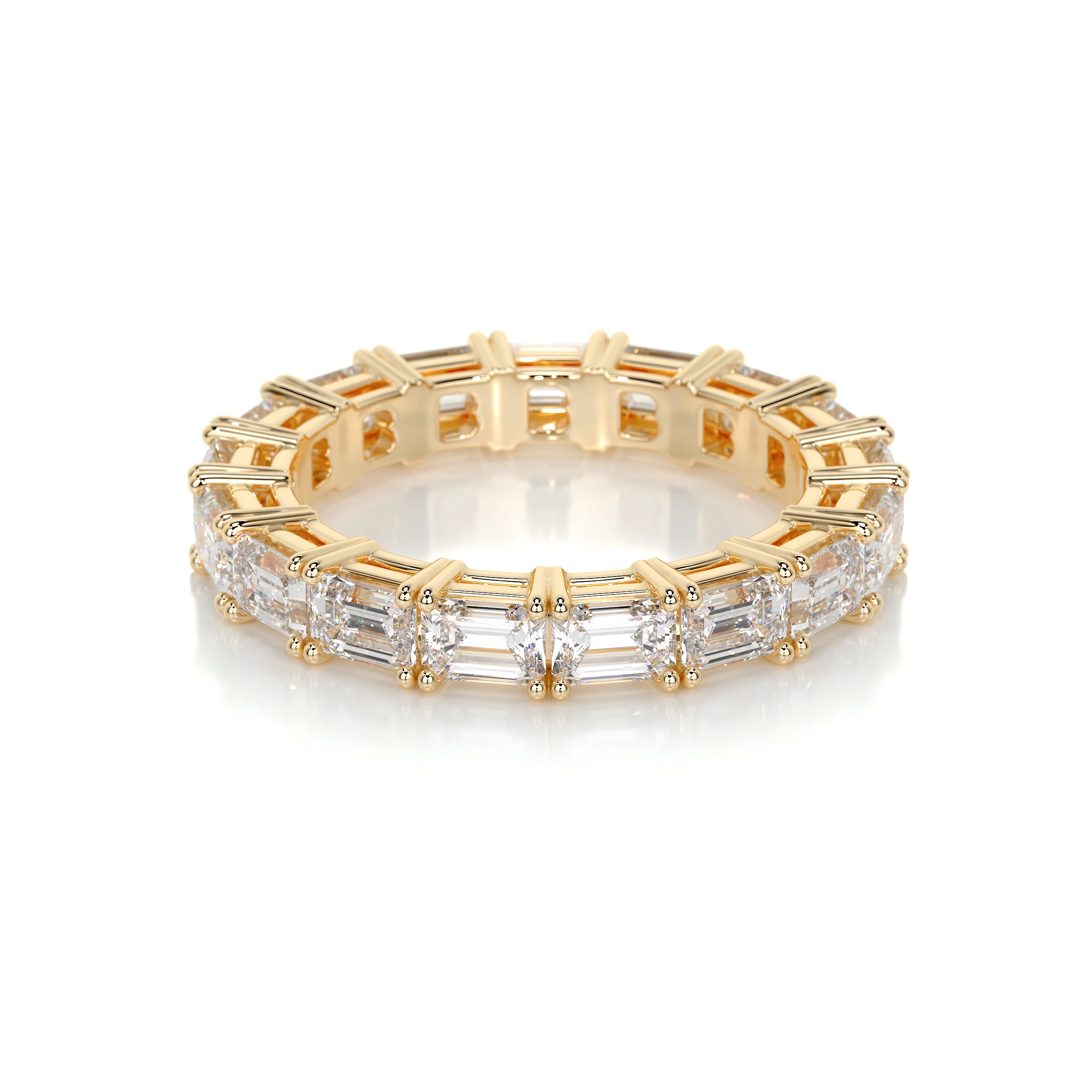 Vicky Lab Grown Diamond Wedding Ring -18K Yellow Gold、mySite、hinf8tx79