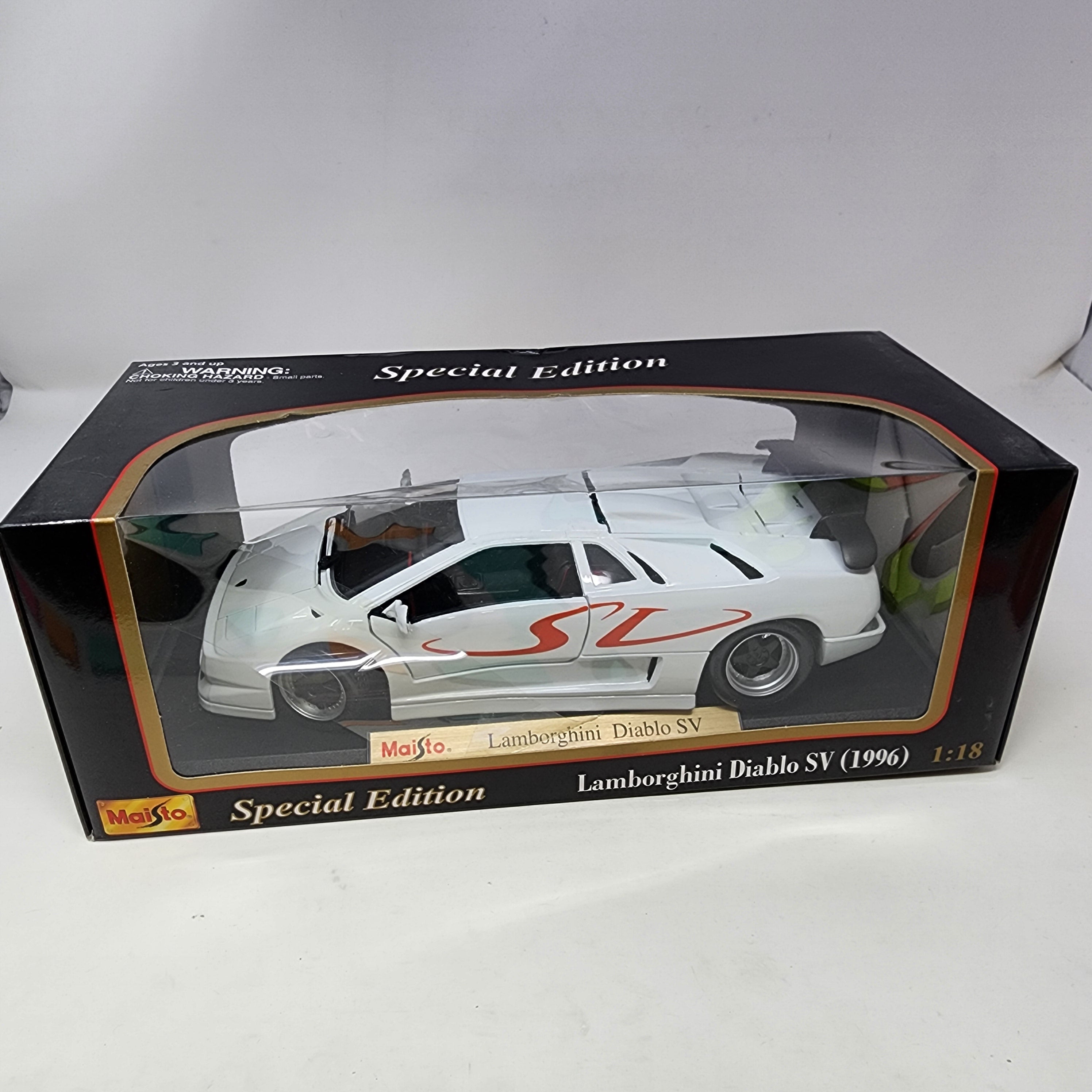 1996 Lamborghini Diablo SV * White * Maisto Special Edition 1/18 Scale、mySite、hgirdovlk